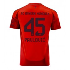 Bayern Munich Aleksandar Pavlovic #45 Hjemmedrakt 2024-25 Kortermet